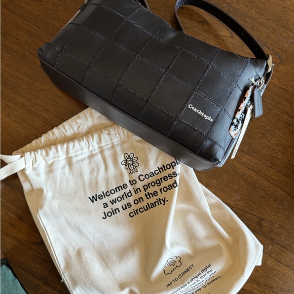 Coach Alter/Ego Black Leather patchwork Shoulder Bag - Picture 8 of 8